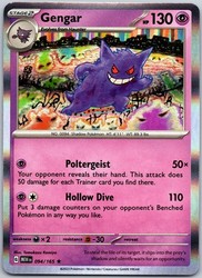 Gengar 094/165 Scarlet & Violet 151 Holo Rare