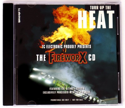 TC Electronic The Fireworx Demo Sound Effects/Sample/Sound Library/Sampling CD