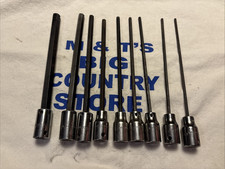 Matco Tools 38 Drive 9pc Long Hex Socket Drivers Bxdl Series