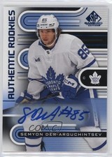 2022 SP Game Used Authentic Rookies Blue Semyon Der-Arguchintsev #219 Auto 19sa