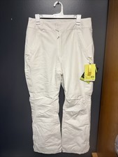 All In Motion Snow Sport Waterproof Pants Size Medium, White