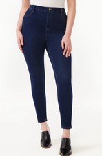 New TimeAndTru Women's Pull-On High Rise Fitted Stretch Jegging. Size L 12-14 .
