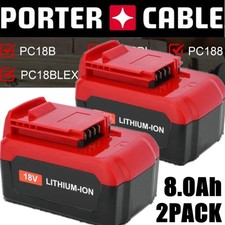 2PACK 18V Lithium Ion Battery FOR Porter Cable 18 Volt PC18B PC18BL PC18BLX Tool