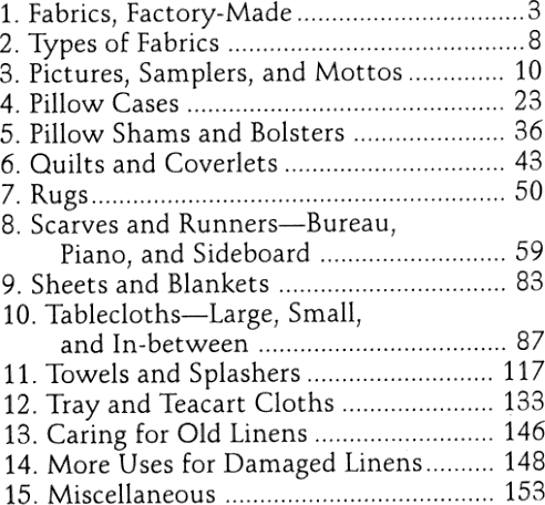 Old Linens ID Book LaceTablecloths Runners Coverlet Etc - Picture 5 of 5