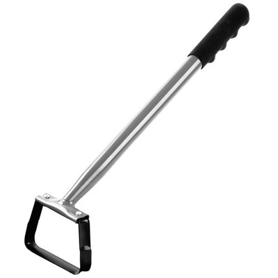 Stirrup Hoe Garden Tool, Hollow Trapezoid Weeding Tool with 14 Inch Scuffle L...