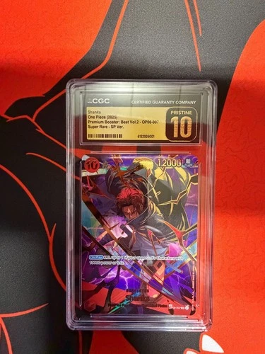PRISTINE 10 Shanks SP OP06-007 Premium Booster The Best Vol. 2 One Piece English