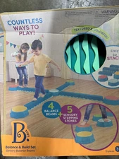 B. toys Sensory Balance Beams for Active Play Balance and Build Set NEW!