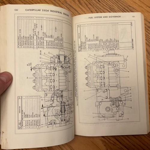 CAT Caterpillar 3304 PARTS MANUAL BOOK CATALOG ENGINE INDUSTRIAL sn 4B14449 & UP - Picture 3 of 4