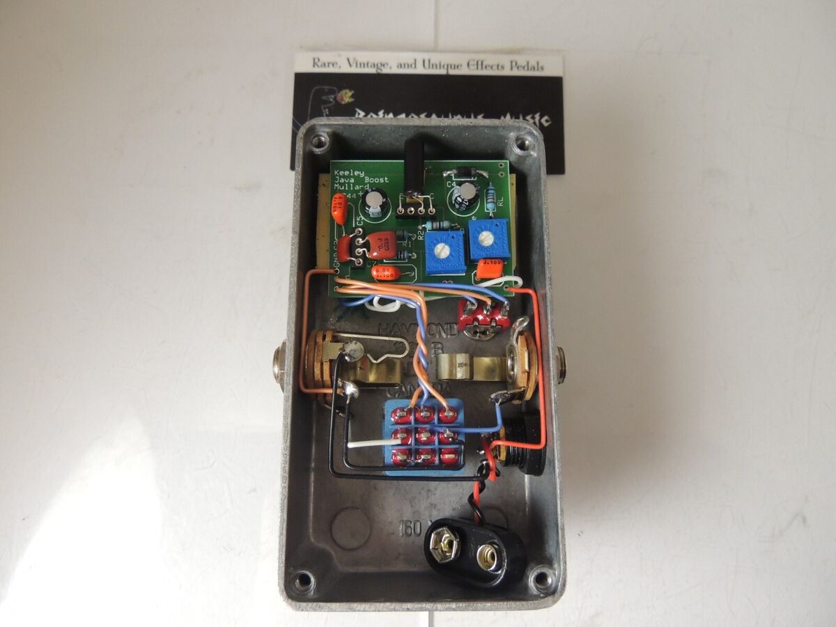 Keeley Java Boost Treble Booster Effects Pedal Mullard OC44 Keeley Java Boost Treble Booster Effects Pedal Mullard OC44