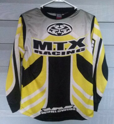 MTX Racing YELLOW Jersey Shirt Motocross Dirt Bike Off Road Size S