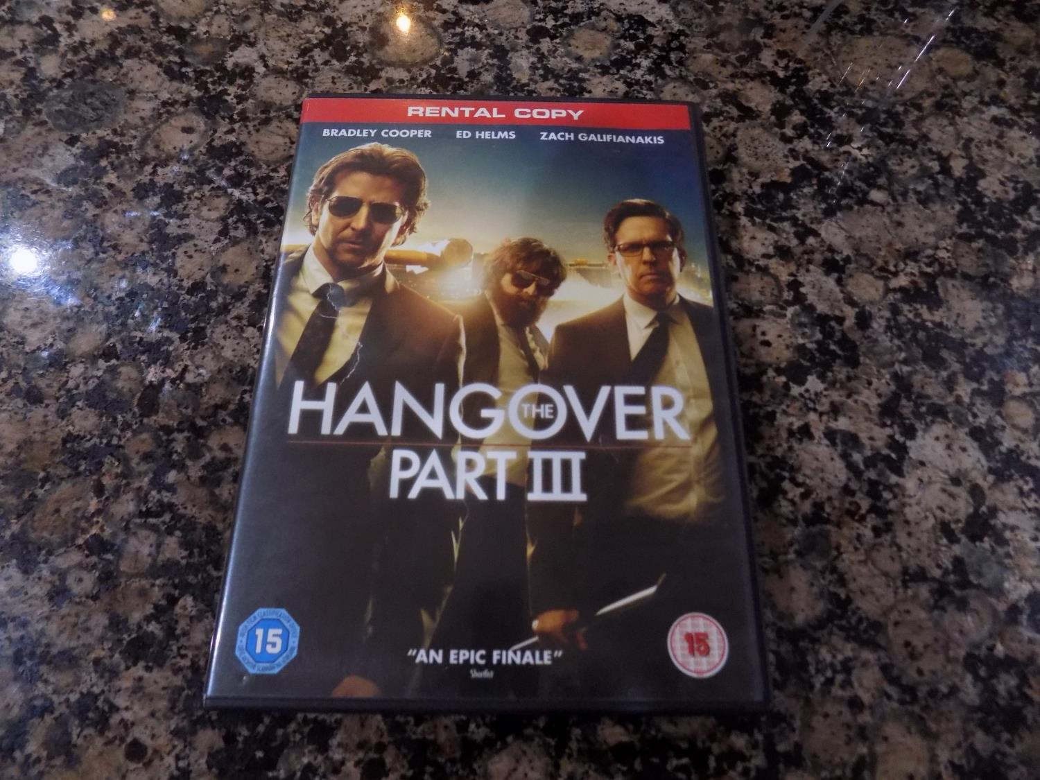 The Hangover Part 3 DVD FREE SHIPPING