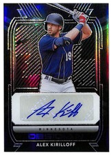 2021 Panini Chronicles Alex Kirilloff Obsidian auto autograph rookie card Twins