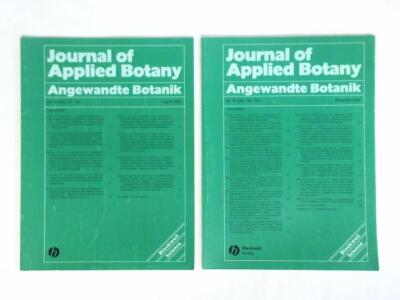 Journal of Applied Botany = Angewandte Botanik, Vol. 76/2002, 3/4 (August) and 5