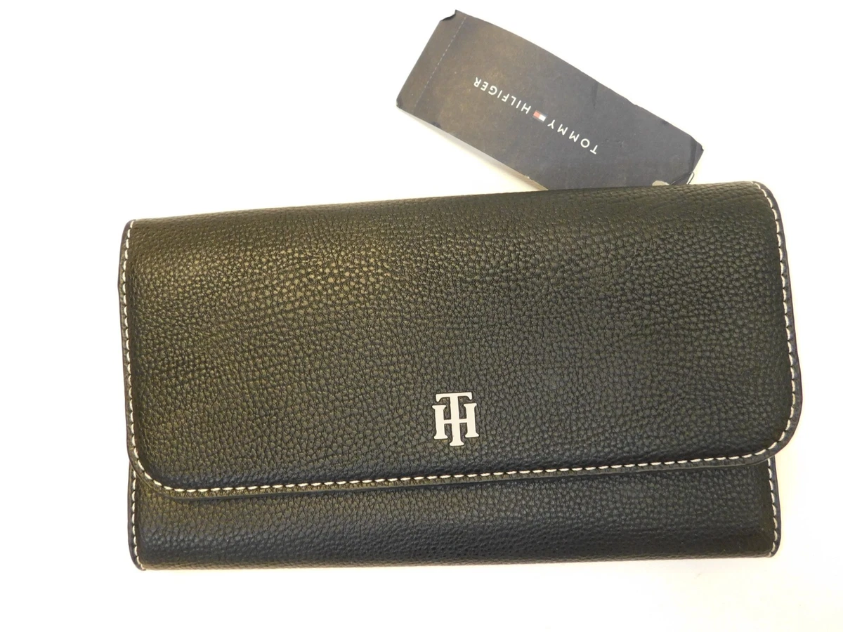 TOMMY HILFIGER - Women's small wallet with metal monogram