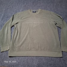Harley Davidson Pull Over Sweatshirt Men Size 2XL Heavywieght Embroidered Logo