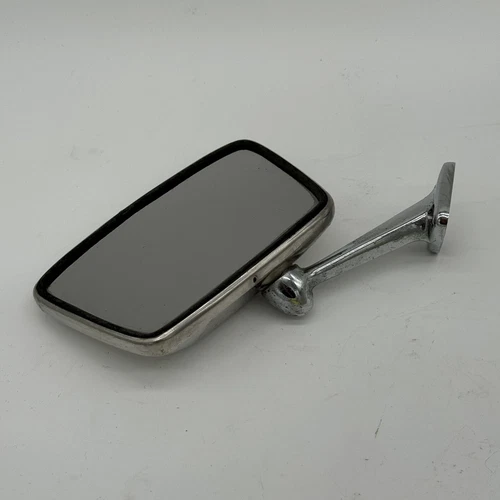 Saab 99 EMS Exterior MIRROR 1972-1977 Left Side Chrome & Stainless Steel DRIVER