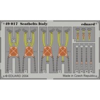 MW22 Eduard 49017 Seatbelts Italy 1/48 Pe Set For
