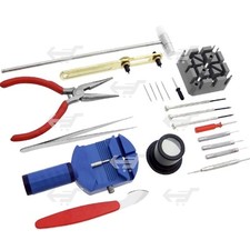 KIT DA RIPARA OROLOGI OROLOGIO APRI CASSE TOGLI MAGLIE CACCIAVITI ANSE CINTURINO