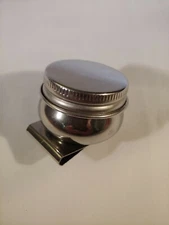 Stainless Steel Painting Oil Medium Clip On Palette Single Hole Dipper Turps Cup