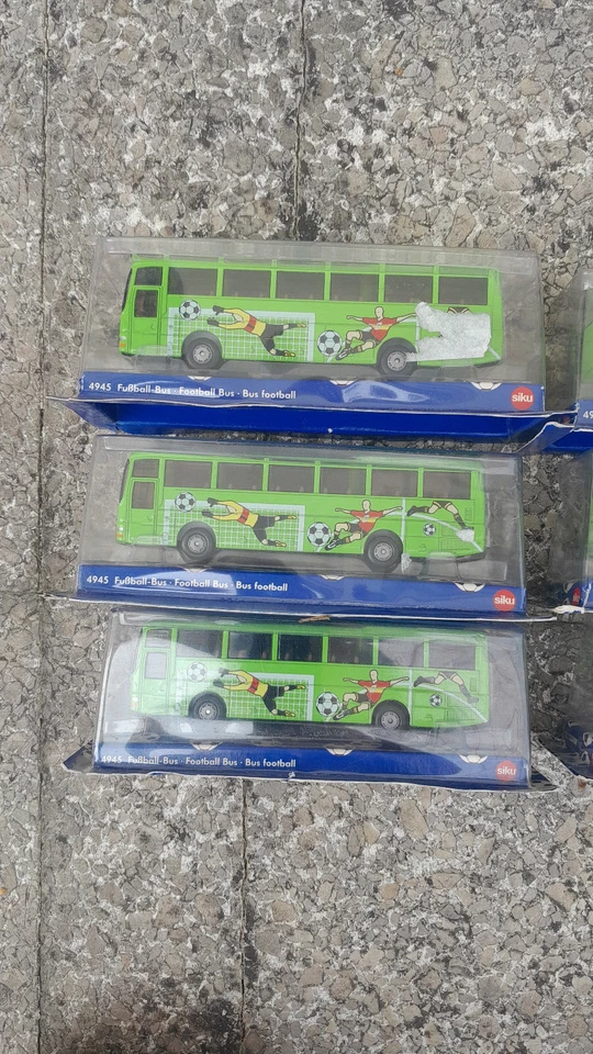 SIKU 4945 LOT 6 BUS AUTOBUS AUTOCAR MAN COUPE DU MONDE FOOTBALL 2006 NEUF 1/87 - Photo 3/4