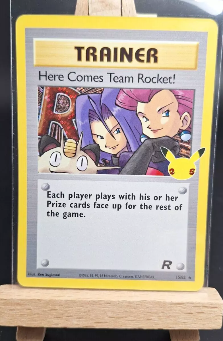 Here Comes Team Rocket! Pokemon Celebrations Classic Collection 15/82 Holo NM