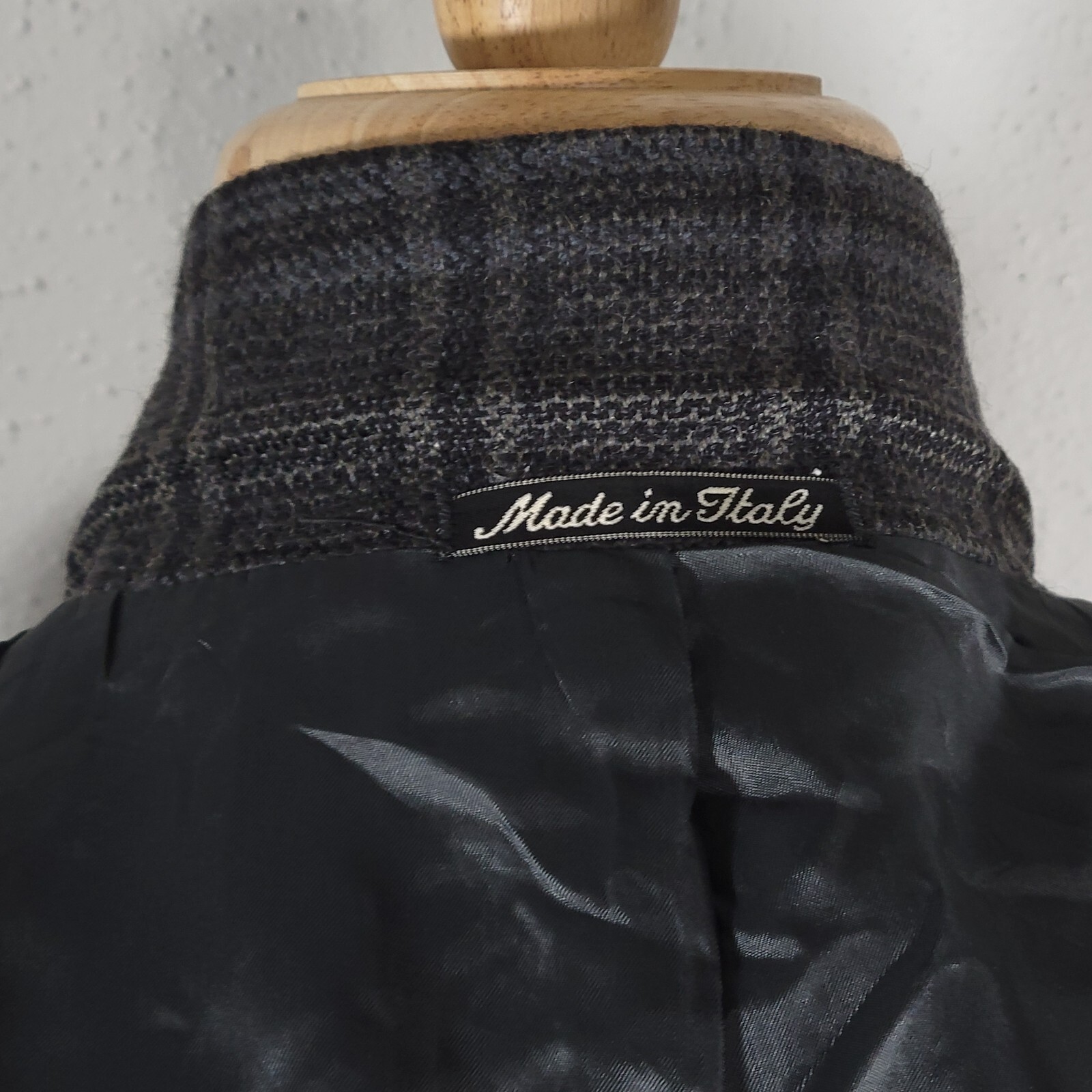 Valentino Uomo Men's Sport Coat Blazer Two Button Gray Plaid Wool US 42R ITALY thumbnail 10