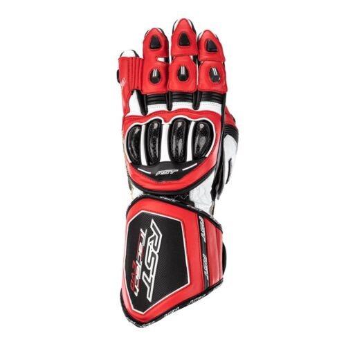 RST Tractech Evo 4 CE Motorcycle / Motorbike Sports Gloves Fluo Red / Black🍌🐵 - Picture 1 of 6