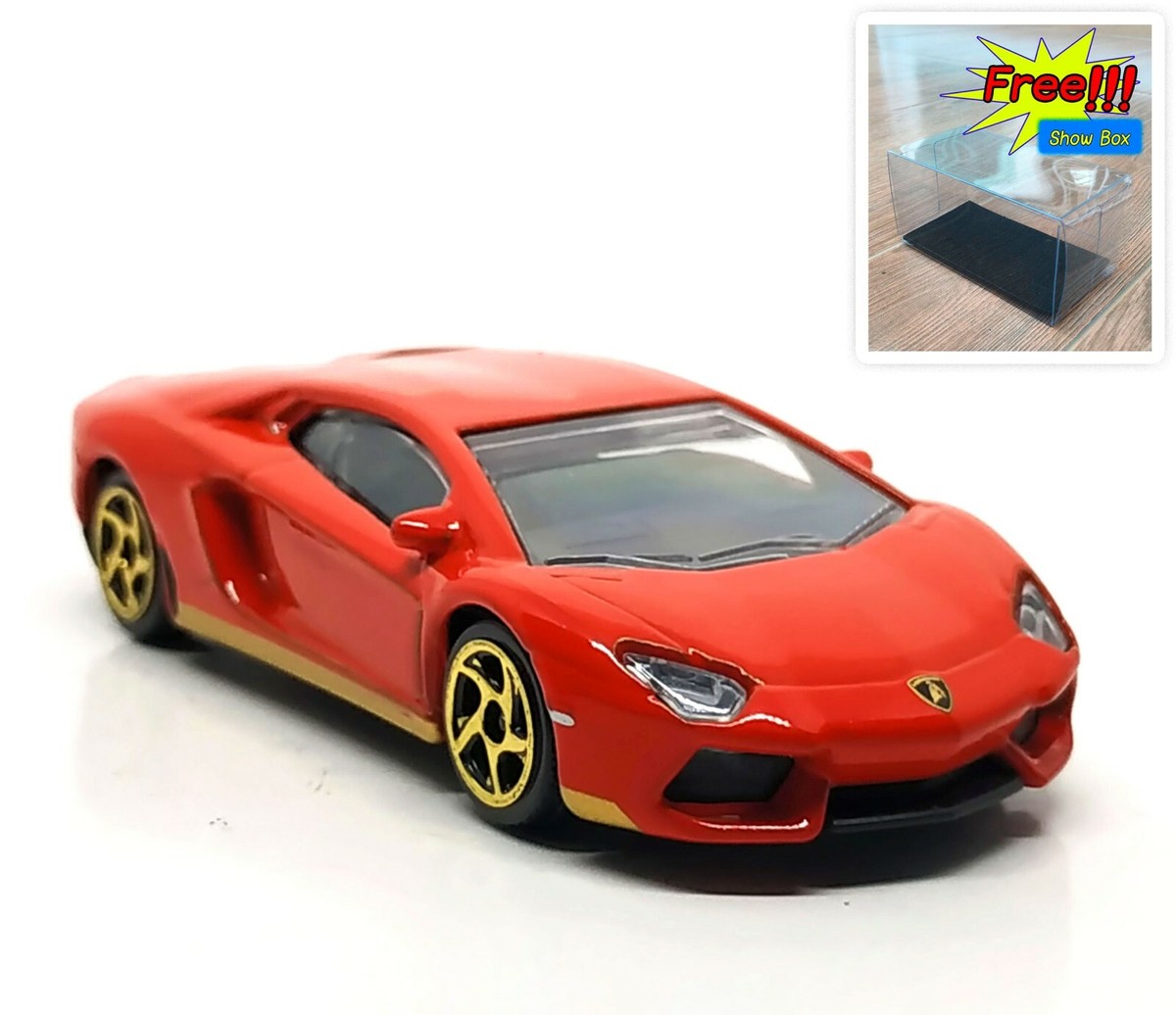 Miniature Majorette Lamborghini Aventador Blanche Intérieur Rouge - Échelle 1:64, Neuve