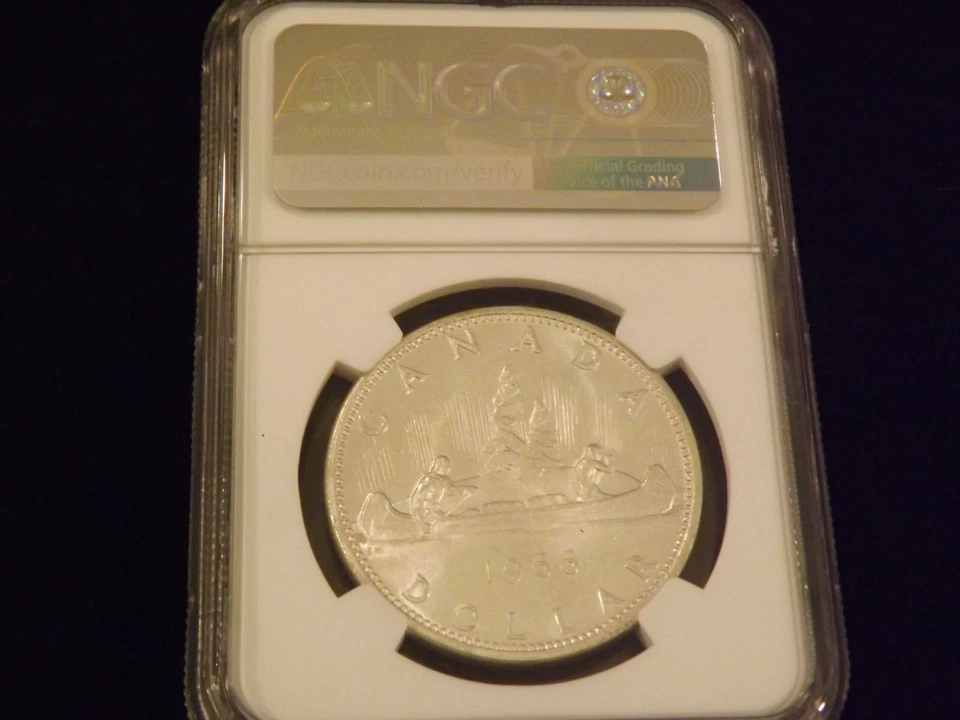 1966 $1 Canada NGC MS 63 - Image 2 of 2