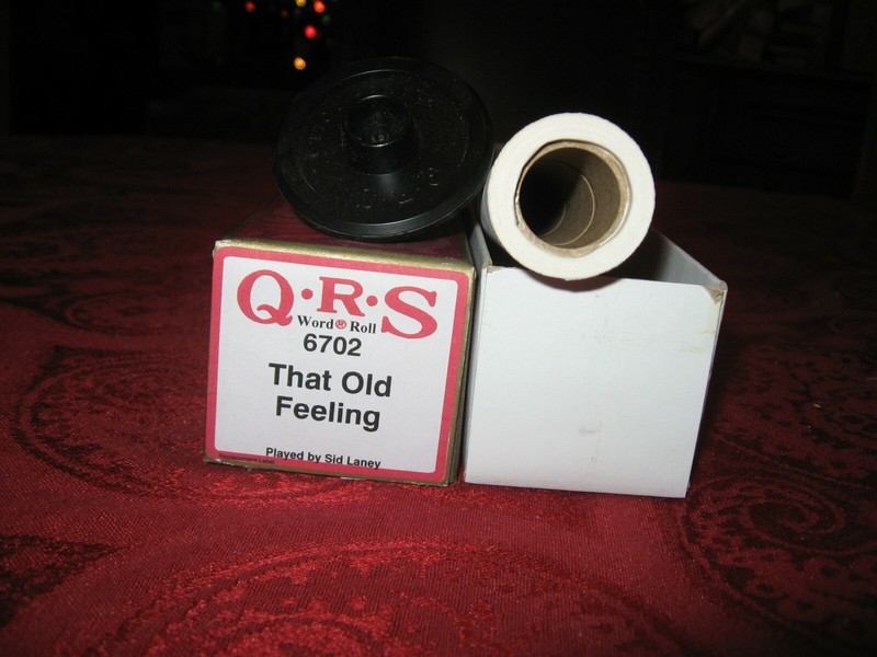 That Old Feeling - QRS Player Piano Roll #6702: Hear It Play!