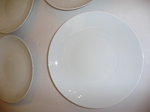 Bernardaud Limoges Atlantide Blac Deep Round 11 Inch Platter - Set Of 4 - France - Picture 4 of 11