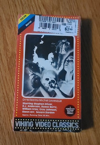New Sealed! Werewolves on Wheels 1986 Viking Video Classics Horror Rare - Foto 2 di 5
