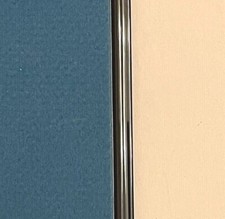 Custom cut 1/4" show Mylar Black Fillet Self-adhesive for Mat, Picture Frame