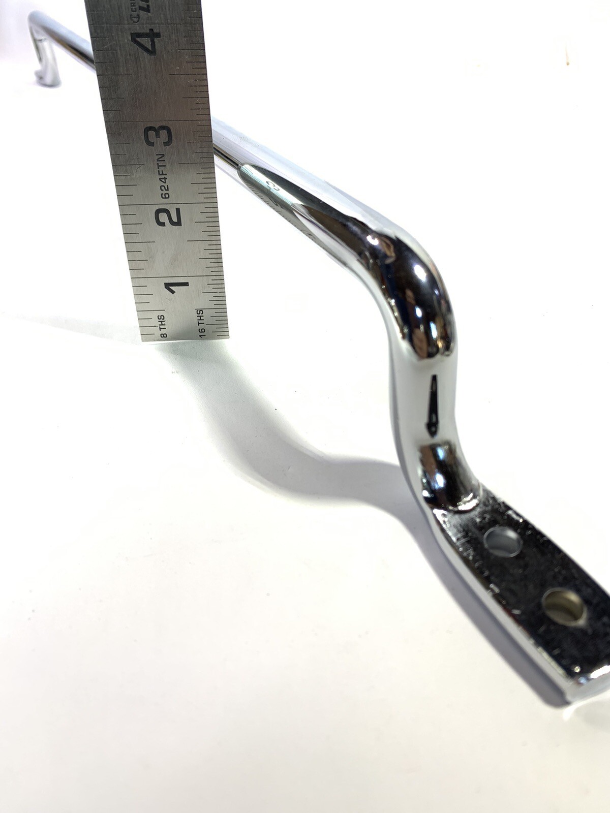 Chrome Solid Steel 30 X 3/4 Inch Semi Truck Grab Bar Handle Rat Rod Old School eBay