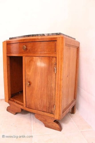 *** Antiker Art Déco Nachttisch Nachtschrank Beistellschrank Flurschrank Kommode - Bild 13 von 24