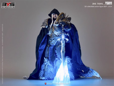 3YS WOW Arthas Menethil Lich King 1/6 Action Figure Led Light EX ver