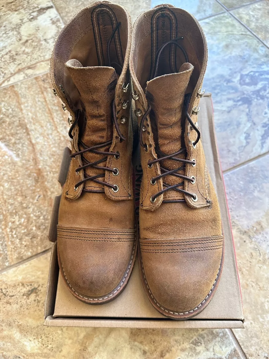 Red Wing Boots 8083 Iron Ranger Hawthorne 9.5 D - Made in USA