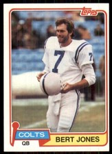 1981 Topps Set Break #525 Bert Jones Baltimore Colts