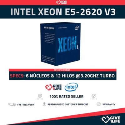 Intel Xeon E5-2620 V3 (6 Kerne/12 Threads) @3,20GHz Turbo Speed