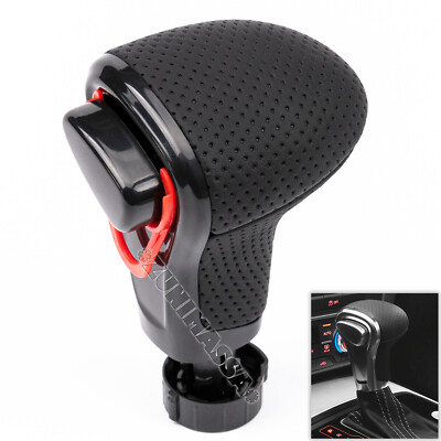 AUTOMATICO POMELLO LEVA DEL CAMBIO PELLE TRAFORATA MANOPOLA Per AUDI A4 A6 Q5 Q7 - Foto 5