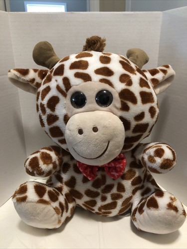 Hug Fun International Hongkong 11 Zoll Giraffe rote Plüschfliege Xoxo - Bild 1 von 4