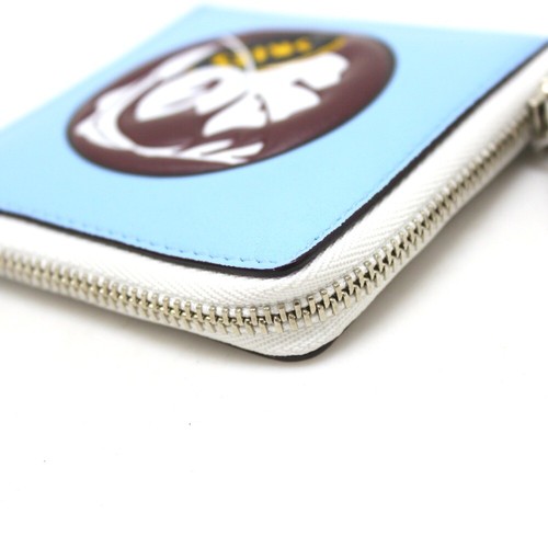 UNUSED DIOR DIORISSIMO Leather Coin Case with Key Ring - Picture 3 of 10
