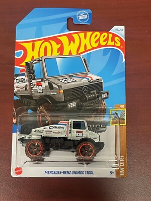 2024 Hot Wheels Zamac Mercedes-Benz Unimog 1300L HW Dirt 1/10 A60