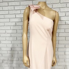 Eliza J Women’s One Long Shoulder Pink Dress - Size 12