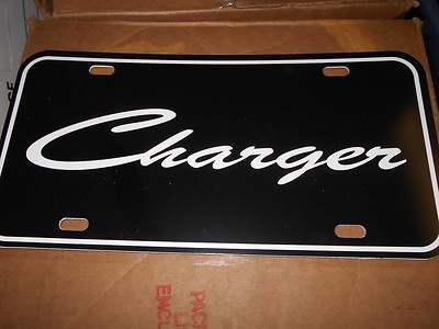 +2006 - 2015 DODGE CHARGER SCRIPT EMBLEM LOGO LICENSE PLATE INSERT NEW ...
