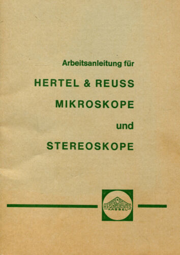 O.A Arbeitsanleitung Per Mikroskkope E Stereoskope #B2019627 - Picture 1 of 1
