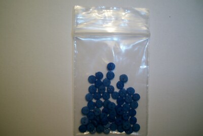 25, 50, 100 ct Micro Mini 4 mm 2 Hole Flat Buttons (Crafts, Doll Clothes, Cards)
