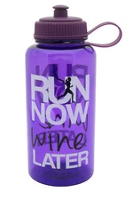 32oz Sport Water Bottle - Motivation Message Purple - BPA Free Tritan