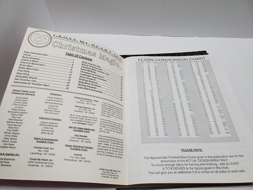 Lot of 12 Booklets, Cross My Heart Inc. Stitch Pattern Designs: Mixed Leaflets! - Picture 11 of 12