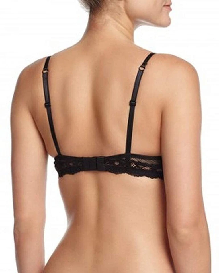 Sujetador negro de encaje elástico tejido precioso para mujer Lise Charmel 269571 talla 34D Foto 2 de 2